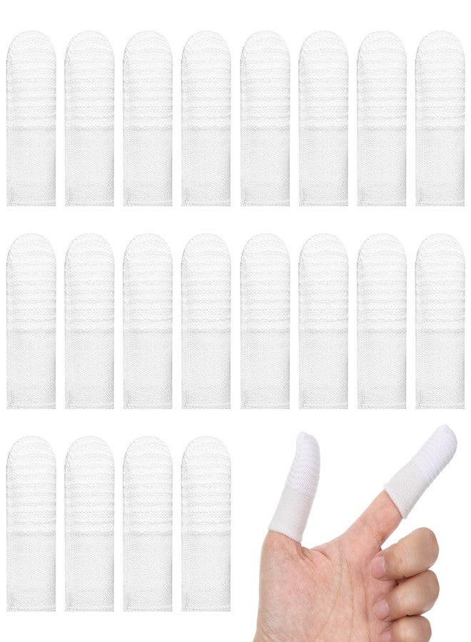 Gtziqa 20 Pcs Dog Finger Toothbrush, Soft Fabric Dog Tooth Brush Cat Pet Tooth Brushing Kit Washable Comfortable Finger Brush for Dogs Teeth Cleaning Dental Care - Image 1
